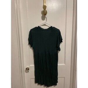 Boon Collection Women's Size Large Green Short Sleeve Dress